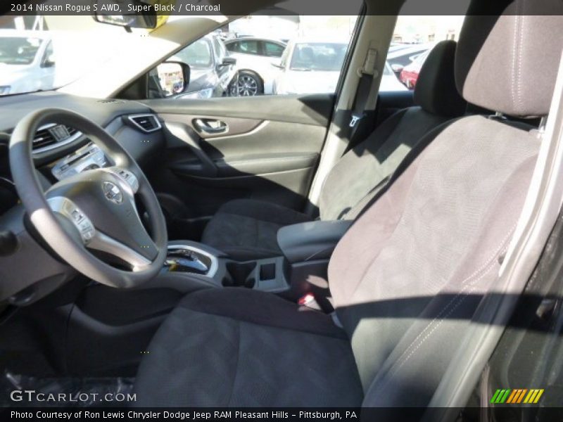 Super Black / Charcoal 2014 Nissan Rogue S AWD