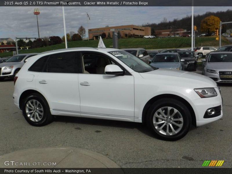 Glacier White Metallic / Pistachio Beige 2015 Audi Q5 2.0 TFSI Premium Plus quattro