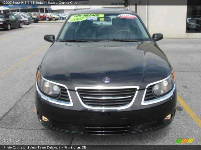 Black / Granite Gray 2007 Saab 9-5 2.3T Sedan