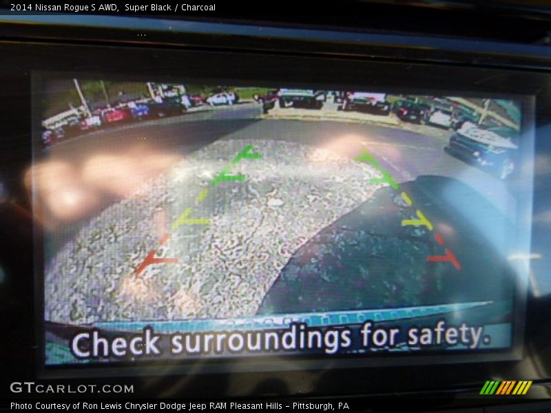 Super Black / Charcoal 2014 Nissan Rogue S AWD