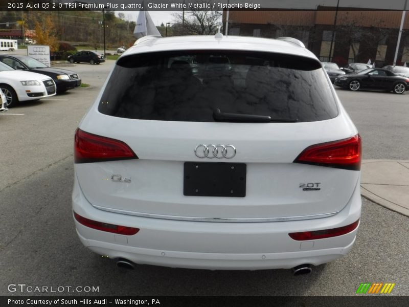 Glacier White Metallic / Pistachio Beige 2015 Audi Q5 2.0 TFSI Premium Plus quattro