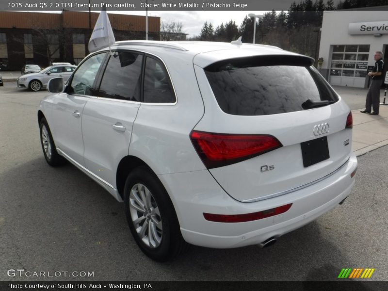 Glacier White Metallic / Pistachio Beige 2015 Audi Q5 2.0 TFSI Premium Plus quattro