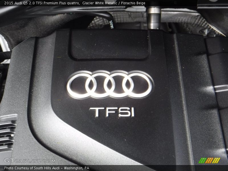 Glacier White Metallic / Pistachio Beige 2015 Audi Q5 2.0 TFSI Premium Plus quattro
