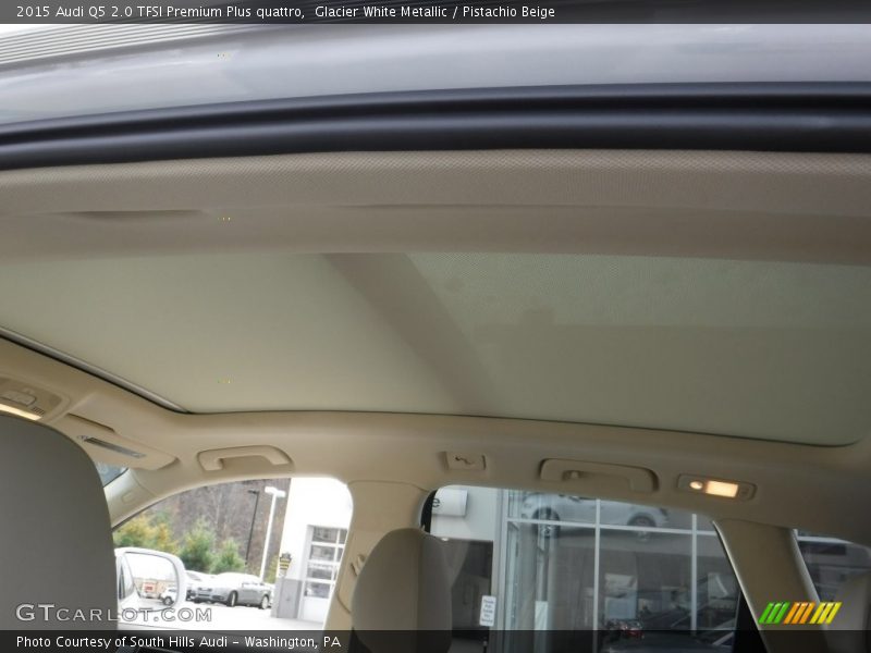 Glacier White Metallic / Pistachio Beige 2015 Audi Q5 2.0 TFSI Premium Plus quattro
