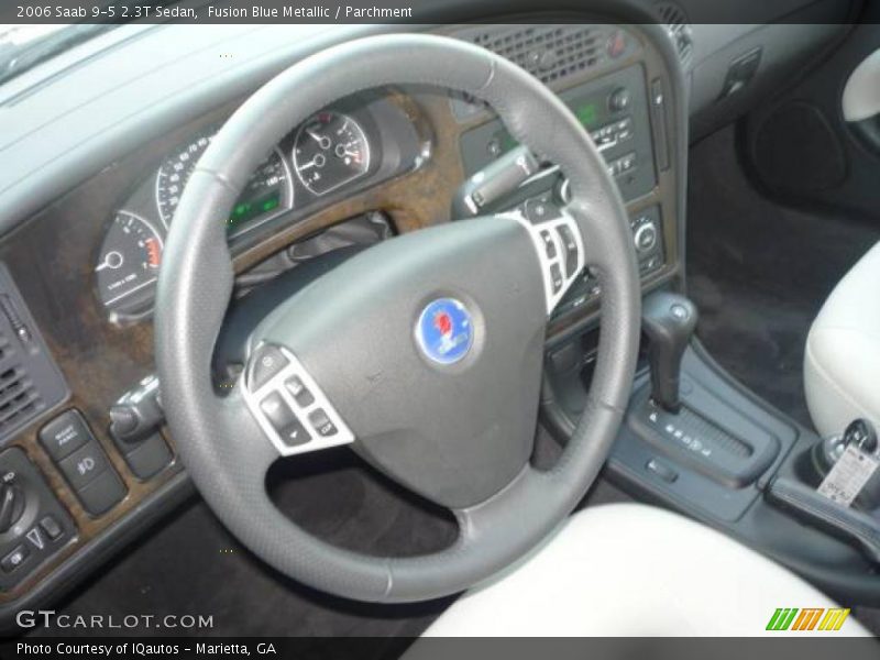 Fusion Blue Metallic / Parchment 2006 Saab 9-5 2.3T Sedan