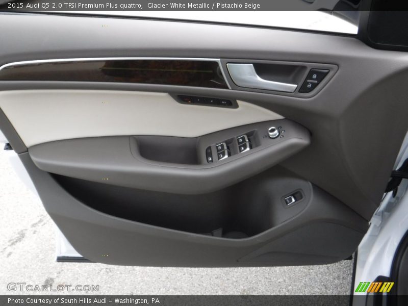 Glacier White Metallic / Pistachio Beige 2015 Audi Q5 2.0 TFSI Premium Plus quattro