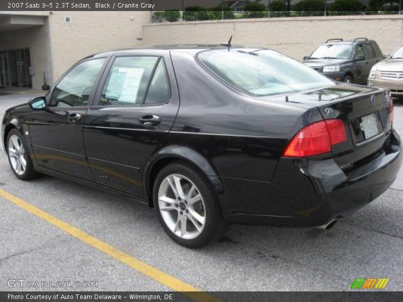 Black / Granite Gray 2007 Saab 9-5 2.3T Sedan