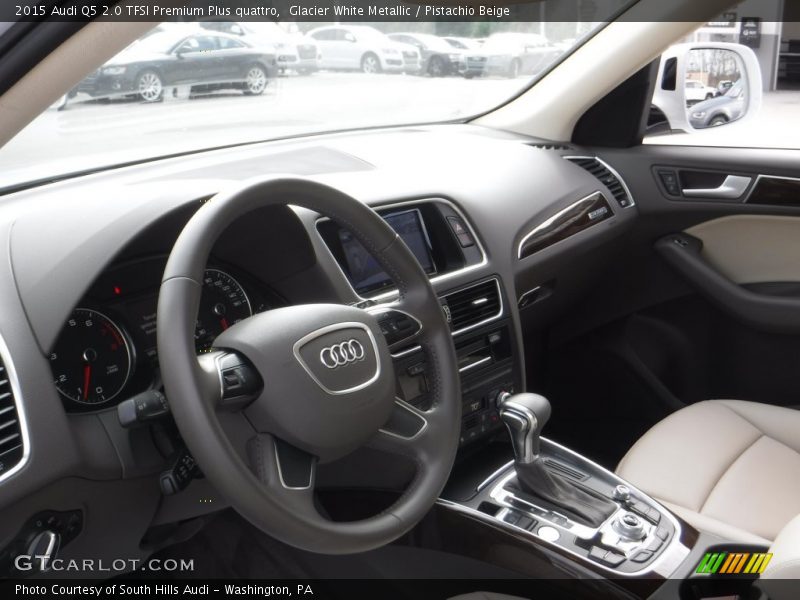 Glacier White Metallic / Pistachio Beige 2015 Audi Q5 2.0 TFSI Premium Plus quattro