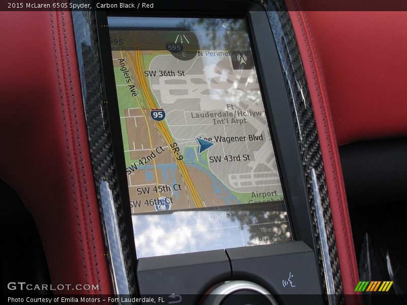 Navigation of 2015 650S Spyder