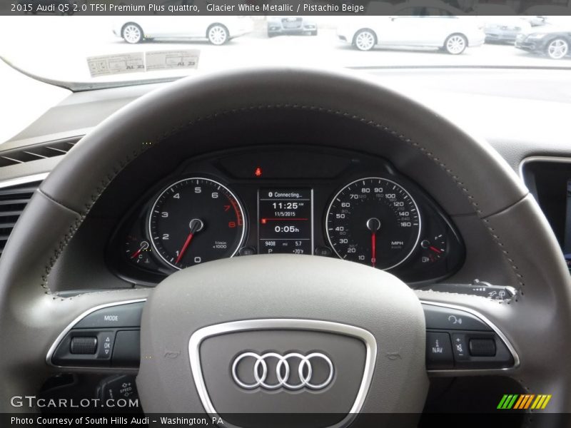 Glacier White Metallic / Pistachio Beige 2015 Audi Q5 2.0 TFSI Premium Plus quattro