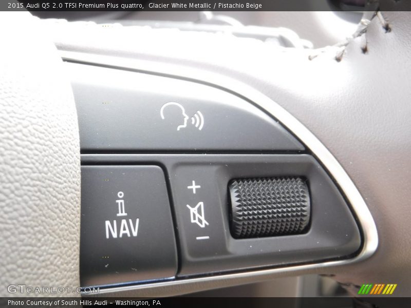 Glacier White Metallic / Pistachio Beige 2015 Audi Q5 2.0 TFSI Premium Plus quattro