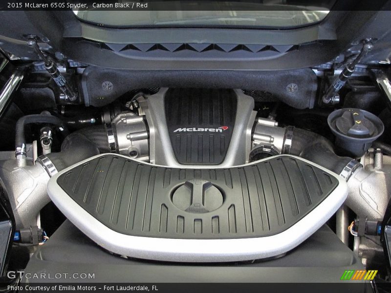  2015 650S Spyder Engine - 3.8 Liter Twin-Turbo DOHC 32-Valve VVT V8