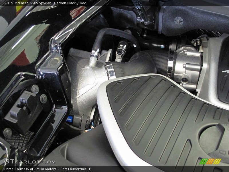  2015 650S Spyder Engine - 3.8 Liter Twin-Turbo DOHC 32-Valve VVT V8