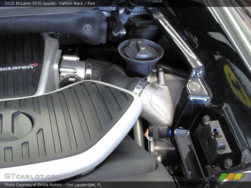  2015 650S Spyder Engine - 3.8 Liter Twin-Turbo DOHC 32-Valve VVT V8