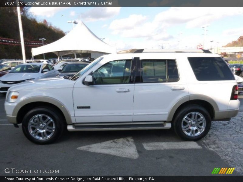 Oxford White / Camel 2007 Ford Explorer Eddie Bauer 4x4