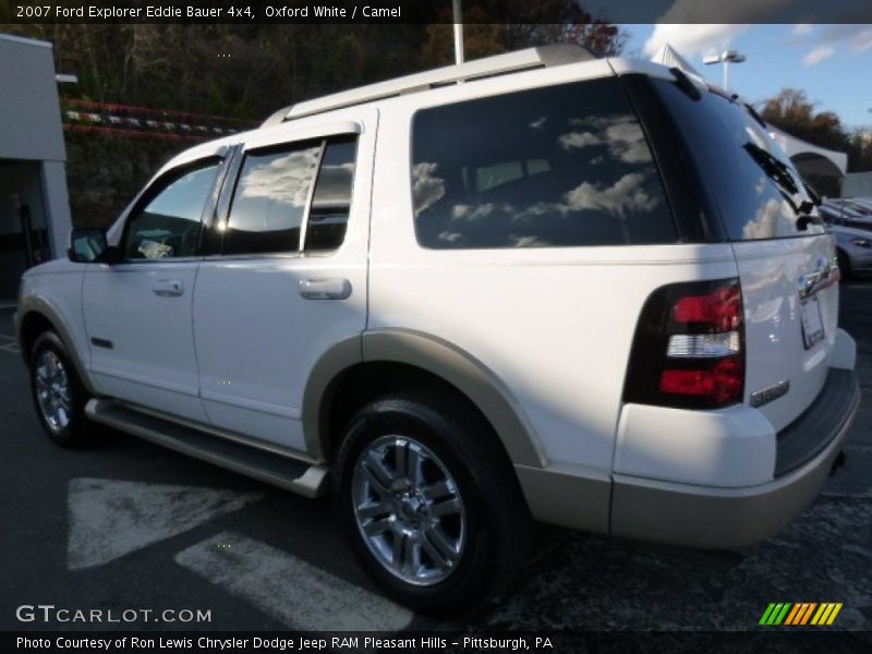 Oxford White / Camel 2007 Ford Explorer Eddie Bauer 4x4