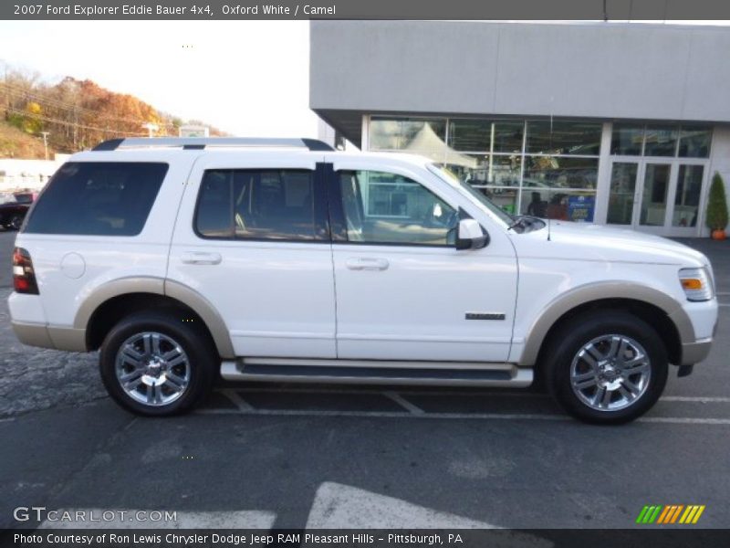 Oxford White / Camel 2007 Ford Explorer Eddie Bauer 4x4
