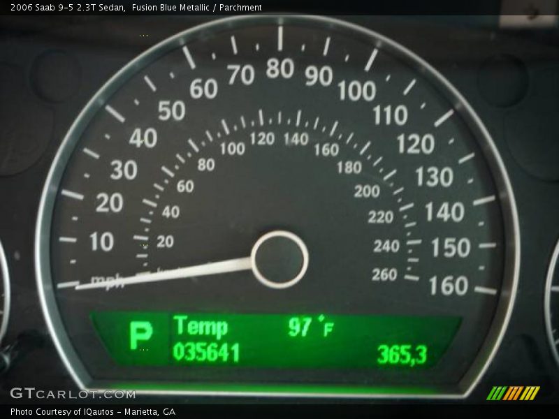 Fusion Blue Metallic / Parchment 2006 Saab 9-5 2.3T Sedan