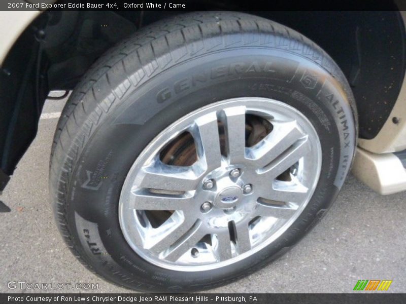 Oxford White / Camel 2007 Ford Explorer Eddie Bauer 4x4