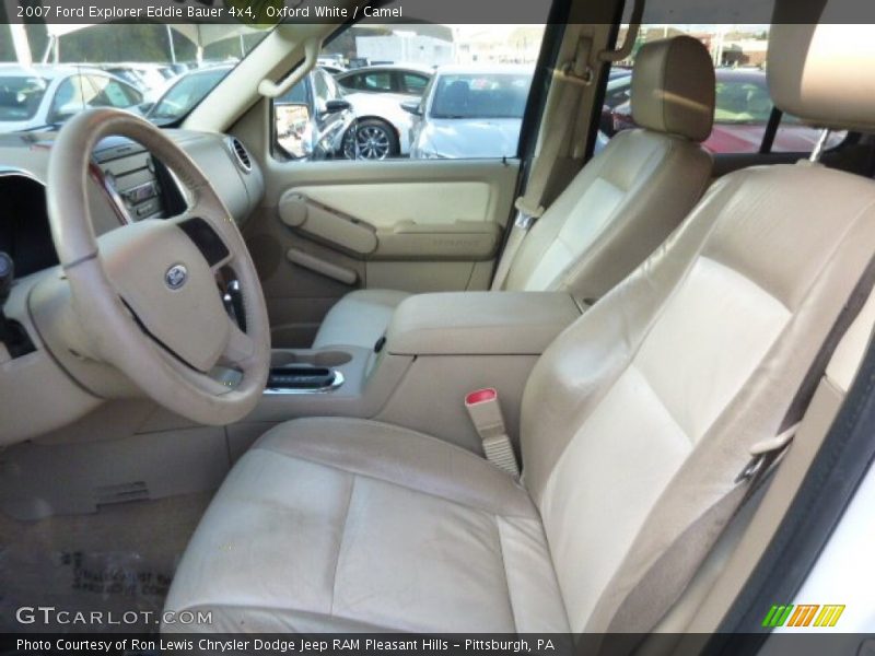 Oxford White / Camel 2007 Ford Explorer Eddie Bauer 4x4