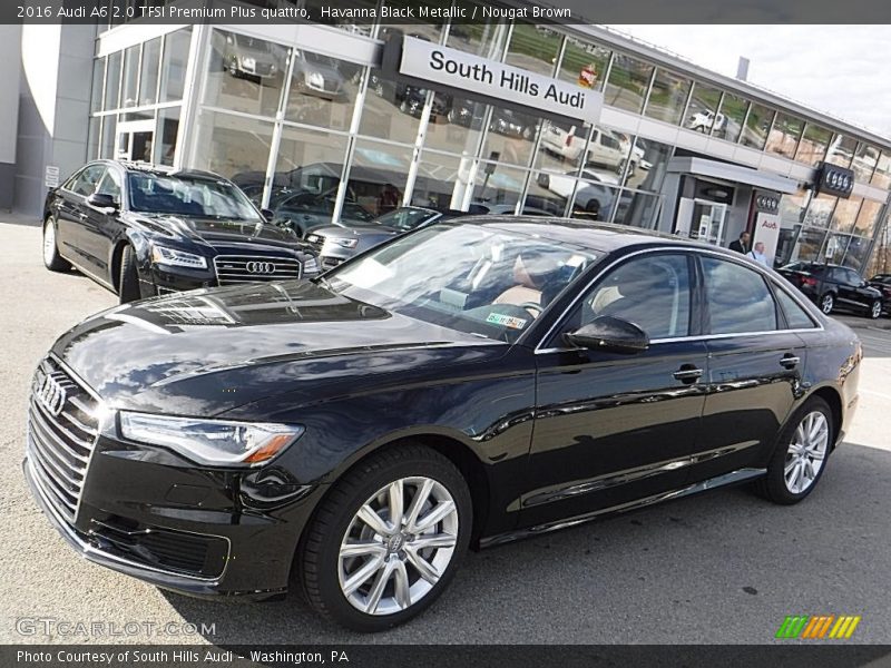 Havanna Black Metallic / Nougat Brown 2016 Audi A6 2.0 TFSI Premium Plus quattro