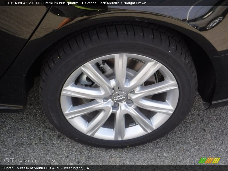 Havanna Black Metallic / Nougat Brown 2016 Audi A6 2.0 TFSI Premium Plus quattro
