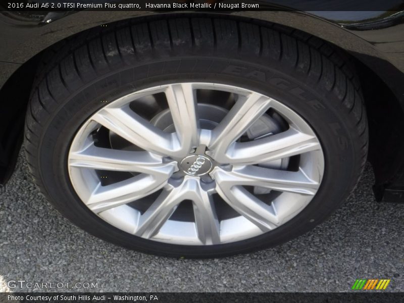 Havanna Black Metallic / Nougat Brown 2016 Audi A6 2.0 TFSI Premium Plus quattro