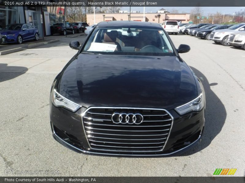 Havanna Black Metallic / Nougat Brown 2016 Audi A6 2.0 TFSI Premium Plus quattro
