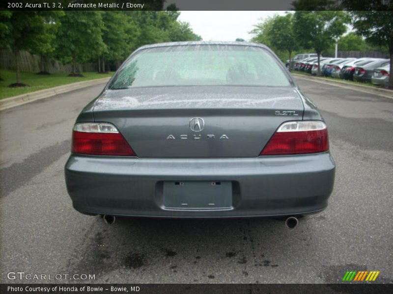 Anthracite Metallic / Ebony 2002 Acura TL 3.2