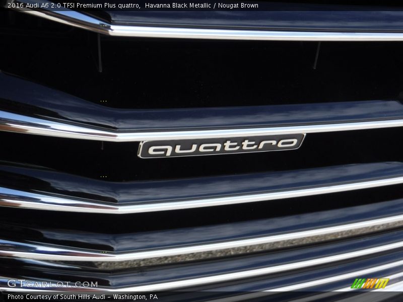 Havanna Black Metallic / Nougat Brown 2016 Audi A6 2.0 TFSI Premium Plus quattro