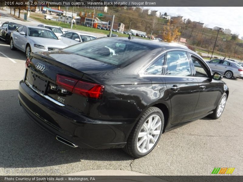 Havanna Black Metallic / Nougat Brown 2016 Audi A6 2.0 TFSI Premium Plus quattro