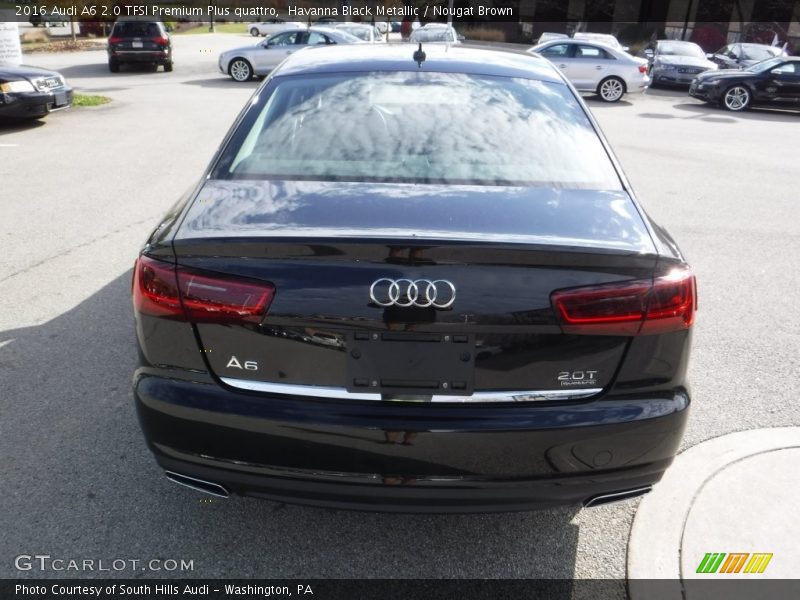 Havanna Black Metallic / Nougat Brown 2016 Audi A6 2.0 TFSI Premium Plus quattro