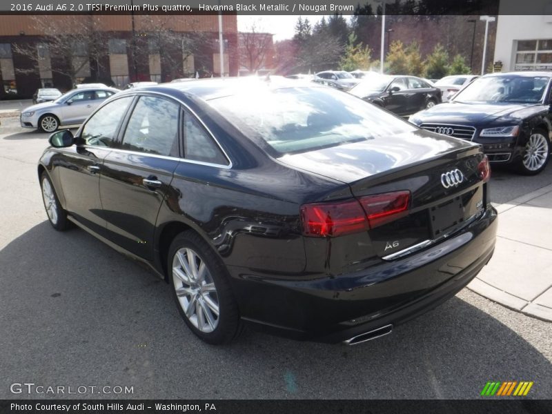 Havanna Black Metallic / Nougat Brown 2016 Audi A6 2.0 TFSI Premium Plus quattro