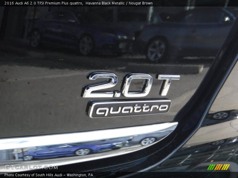 Havanna Black Metallic / Nougat Brown 2016 Audi A6 2.0 TFSI Premium Plus quattro