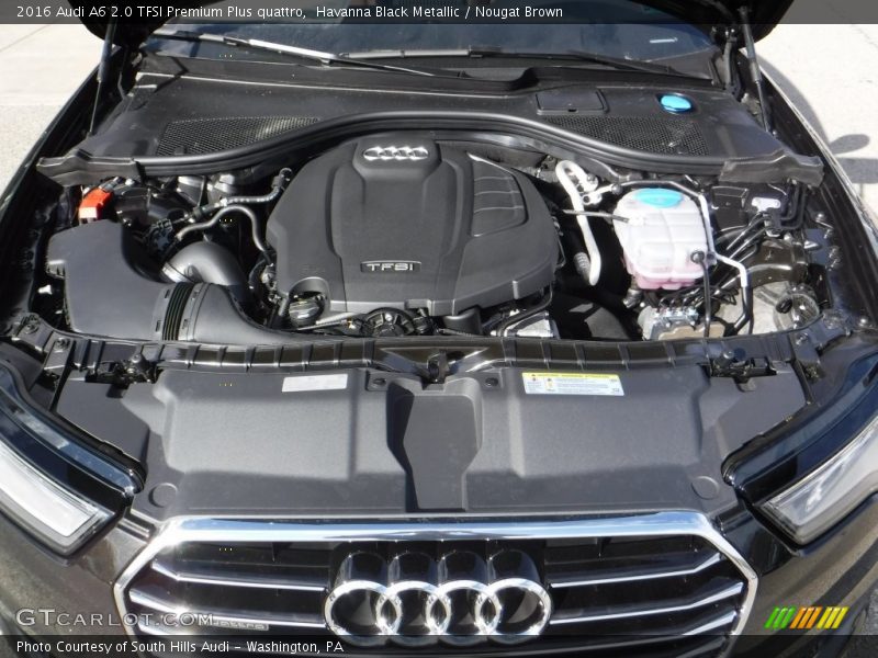Havanna Black Metallic / Nougat Brown 2016 Audi A6 2.0 TFSI Premium Plus quattro