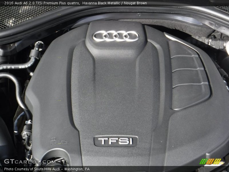 Havanna Black Metallic / Nougat Brown 2016 Audi A6 2.0 TFSI Premium Plus quattro