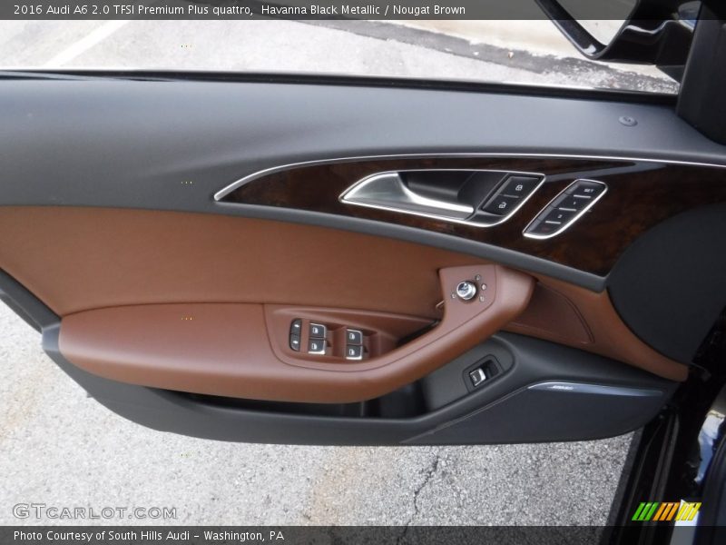 Havanna Black Metallic / Nougat Brown 2016 Audi A6 2.0 TFSI Premium Plus quattro