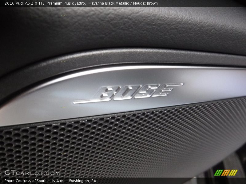 Havanna Black Metallic / Nougat Brown 2016 Audi A6 2.0 TFSI Premium Plus quattro