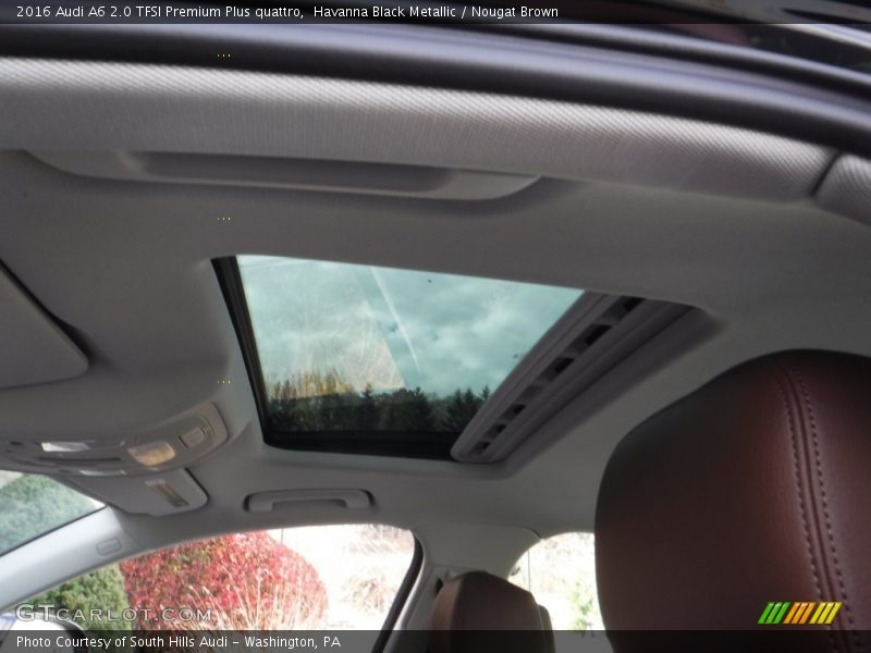 Havanna Black Metallic / Nougat Brown 2016 Audi A6 2.0 TFSI Premium Plus quattro
