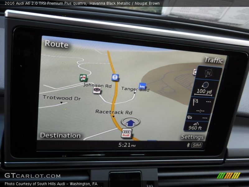 Havanna Black Metallic / Nougat Brown 2016 Audi A6 2.0 TFSI Premium Plus quattro