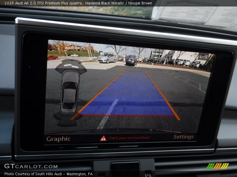 Havanna Black Metallic / Nougat Brown 2016 Audi A6 2.0 TFSI Premium Plus quattro