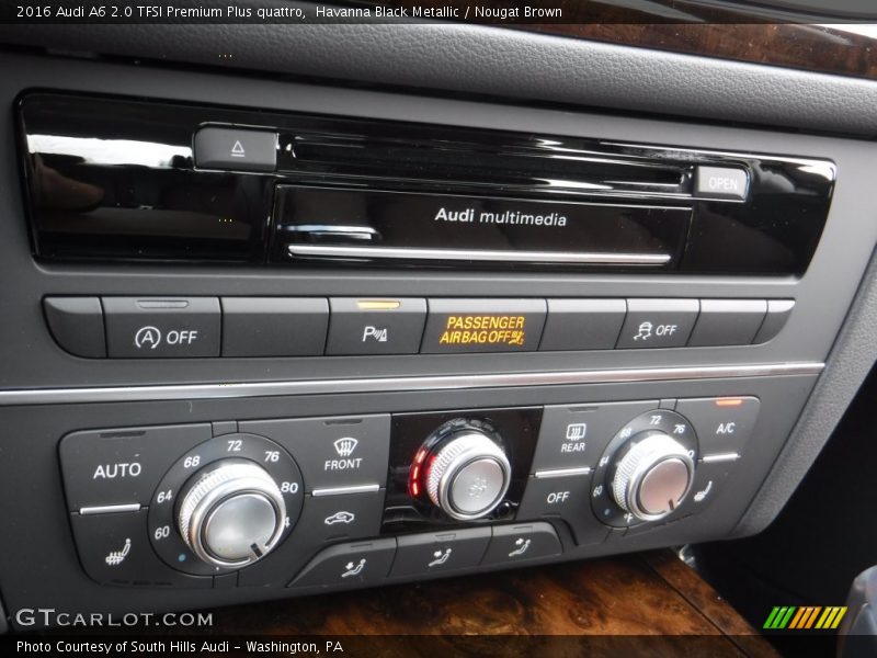 Havanna Black Metallic / Nougat Brown 2016 Audi A6 2.0 TFSI Premium Plus quattro
