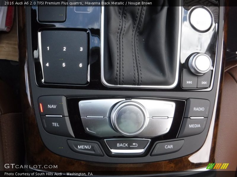 Havanna Black Metallic / Nougat Brown 2016 Audi A6 2.0 TFSI Premium Plus quattro