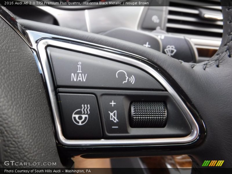 Havanna Black Metallic / Nougat Brown 2016 Audi A6 2.0 TFSI Premium Plus quattro