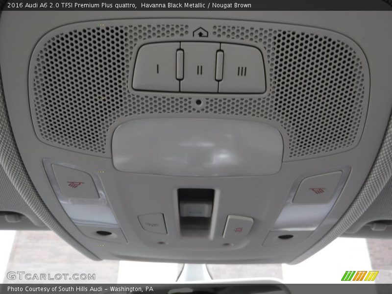 Havanna Black Metallic / Nougat Brown 2016 Audi A6 2.0 TFSI Premium Plus quattro