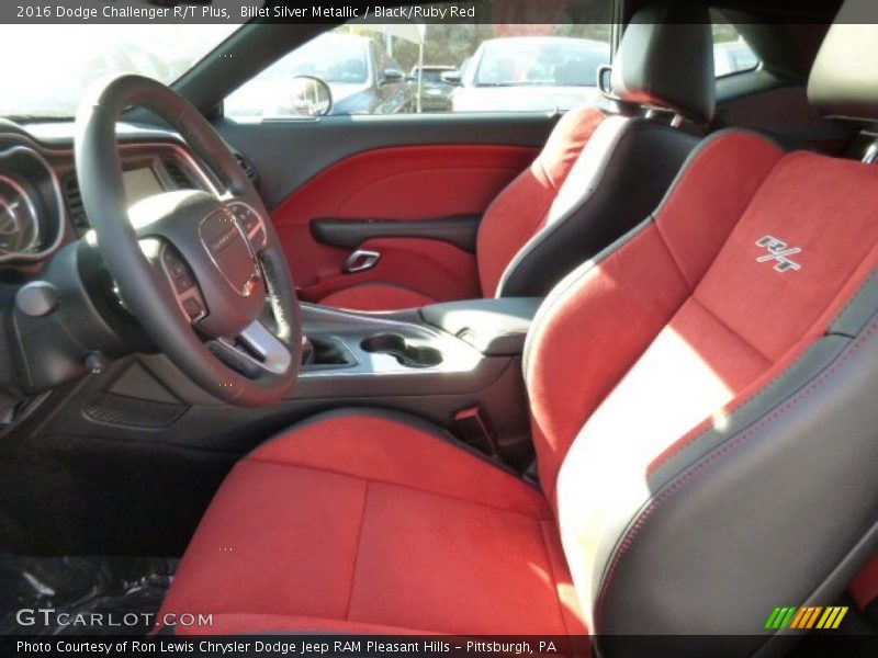  2016 Challenger R/T Plus Black/Ruby Red Interior