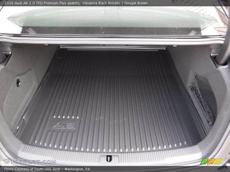 Havanna Black Metallic / Nougat Brown 2016 Audi A6 2.0 TFSI Premium Plus quattro