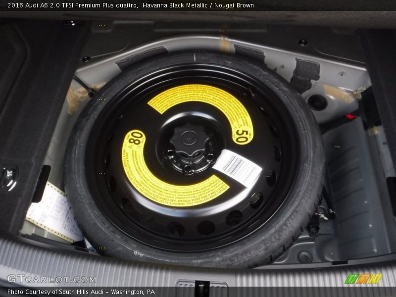 Havanna Black Metallic / Nougat Brown 2016 Audi A6 2.0 TFSI Premium Plus quattro
