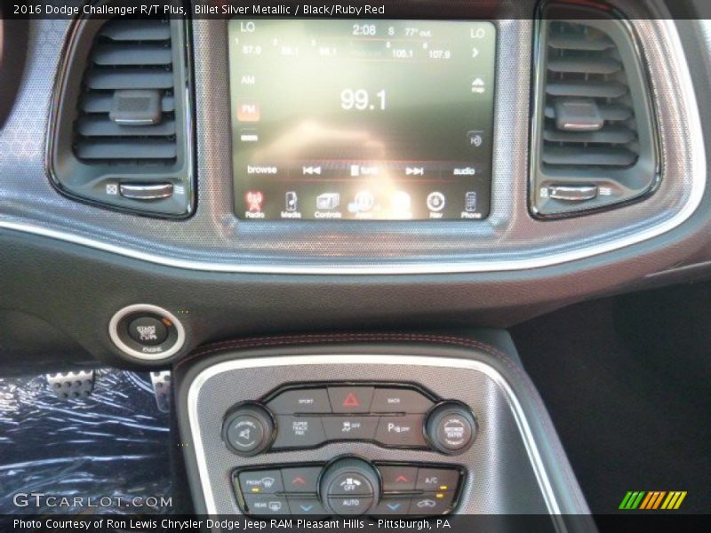 Controls of 2016 Challenger R/T Plus