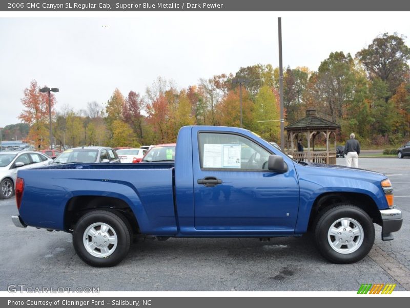 Superior Blue Metallic / Dark Pewter 2006 GMC Canyon SL Regular Cab